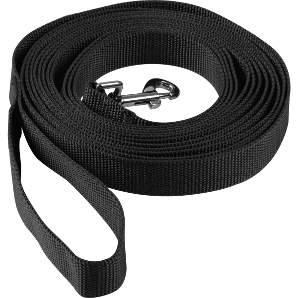 Поводок Рыжий кот текстильный 3 м с карабином